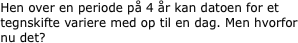 Hen over en periode på