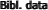 Bibl. data