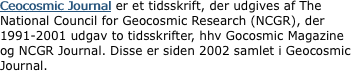 Ceocosmic Journal er et tidsskrift,